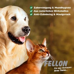 Fellon Zahnpflege-Lotion für Hund & Katze 100 ml