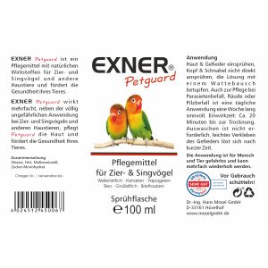 6 x Exner Petguard 100 ml für Zier-/ & Singvögel im Display