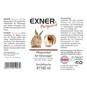 6 x Exner Petguard 100 ml für Nager im Display