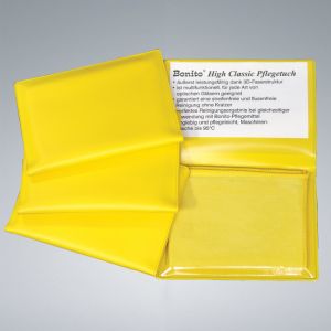 High-Classic Pflegetuch 15 x 20 cm im Taschenetui gelb